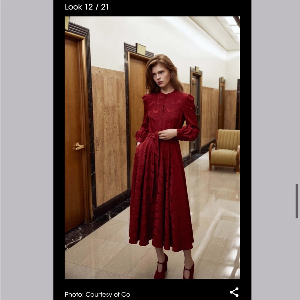 CO 2018 Long Belted Tie Dress - Orchid